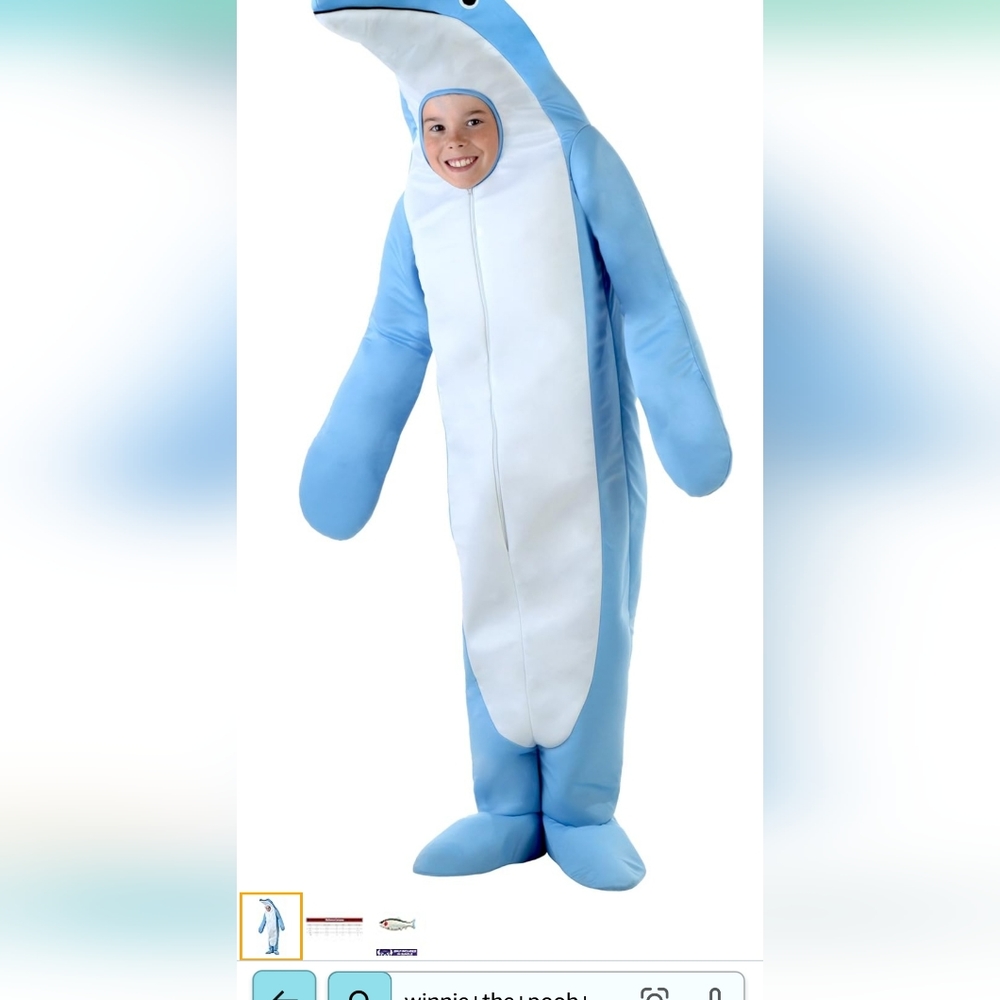 Dolphin Costume Youth XL